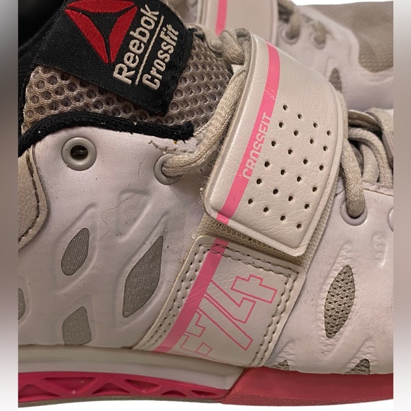 Reebok CF-74 pink and white CrossFit sneakers lifting - Picture 4 of 8